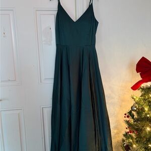 Macy's Deep Teal Maxi Dress
